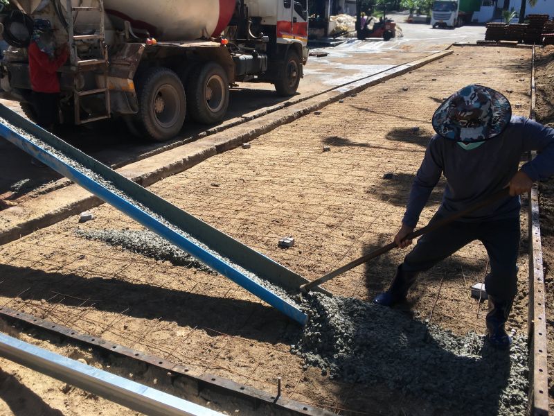 Basement Foundation Pouring