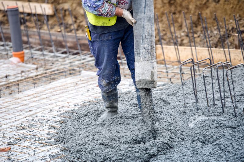 Basement Foundation Pouring