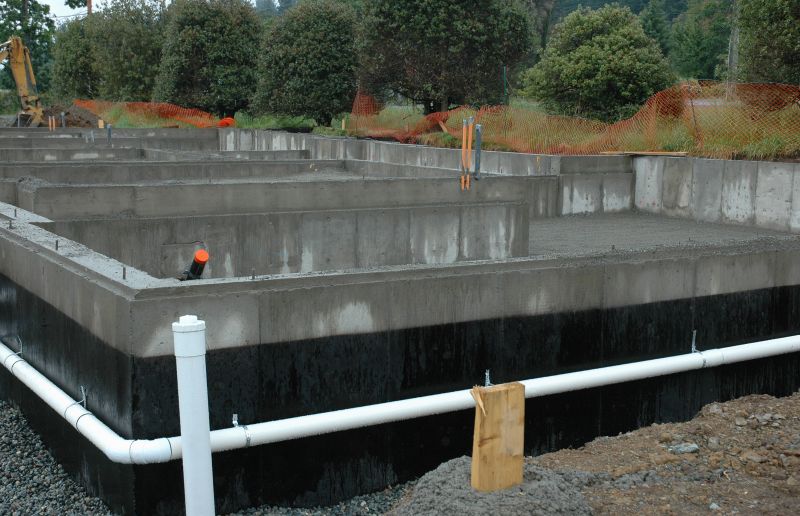 Basement Foundation Pouring