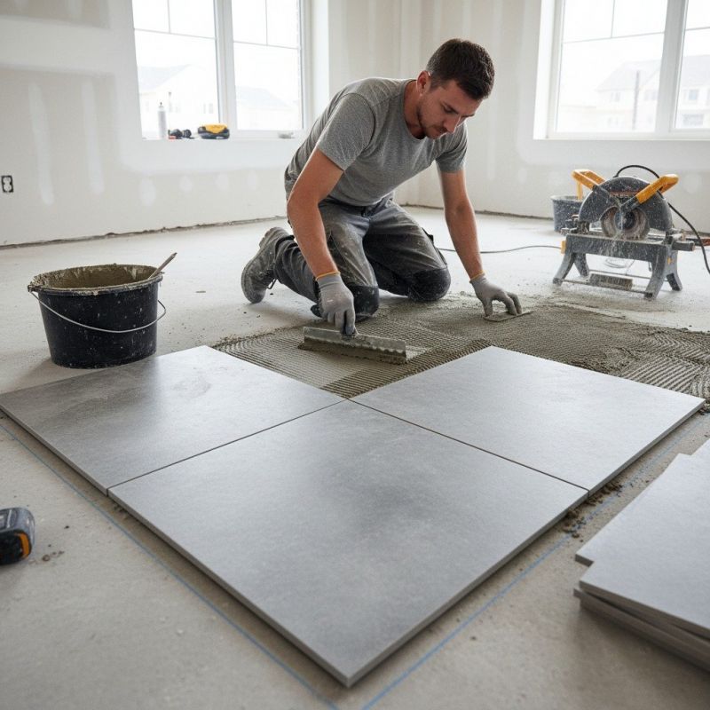 Cement Floor Installation