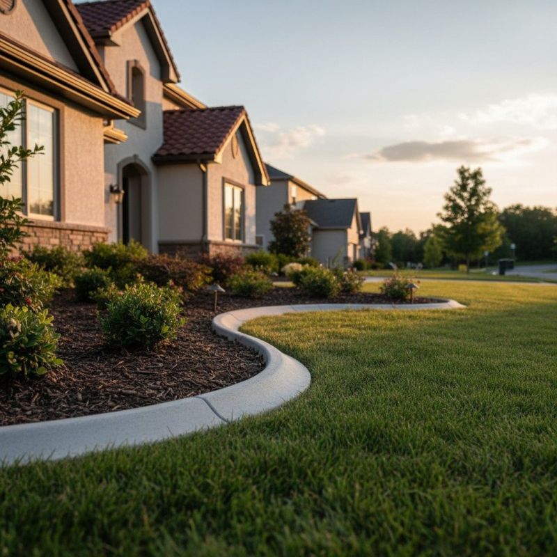 Lawn Curbing Installation