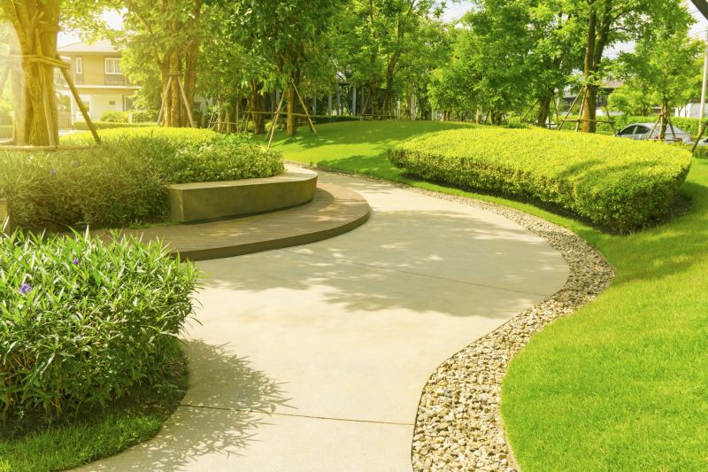 Decorative Concrete Walkway